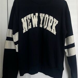 Stylish Black and White New York Sweater